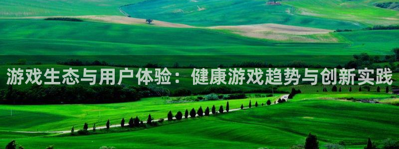 长征娱乐平台注册：游戏生态与用户体验：健康游戏趋势与创新实践